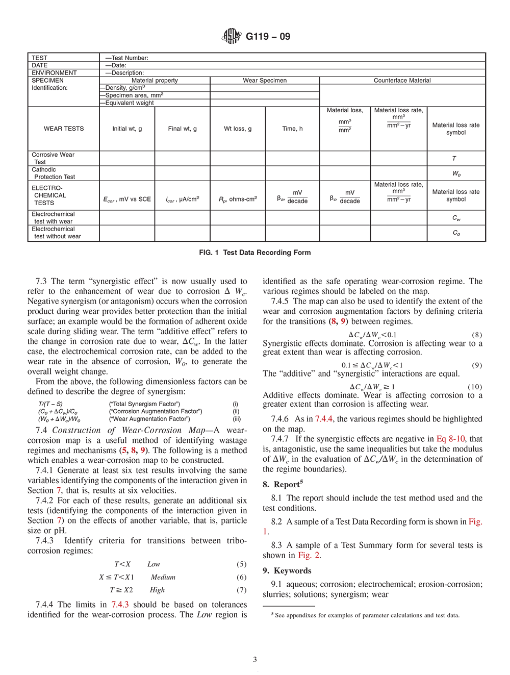 ASTM G119 09 广东清中科技有限责任公司